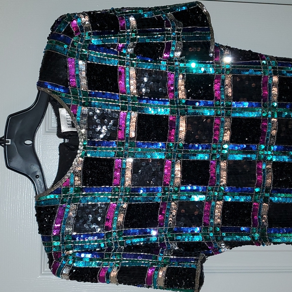 Sequin Dress, by Leslie Fay Evenings size 6